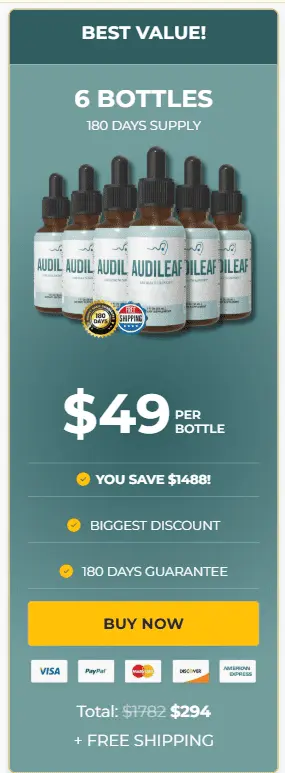 audileaf 6 bottles price